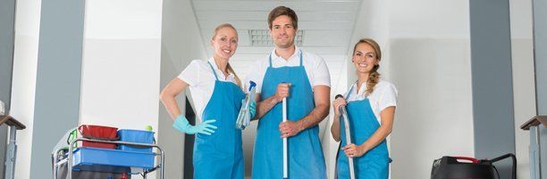 cleaners smiling