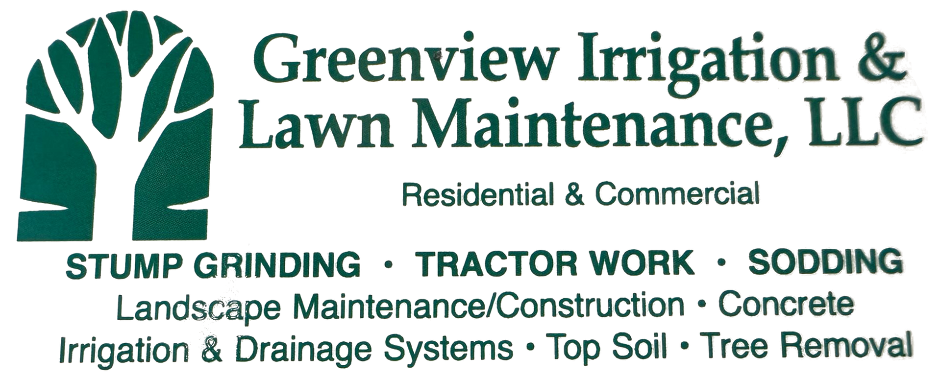 Greenview Irrigation & Lawn Maintenance, LLC logo