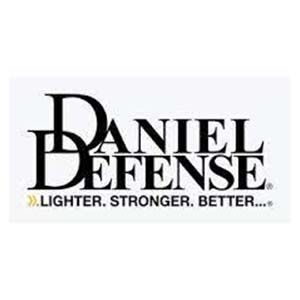 The logo for daniel defense is lighter , stronger , better.