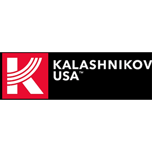 A black and red logo for kalashnikov usa