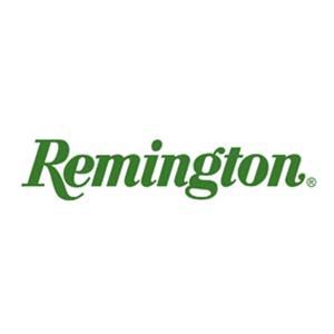 The remington logo is green and white on a white background.