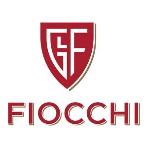 A logo for fiocchi with a red shield on a white background