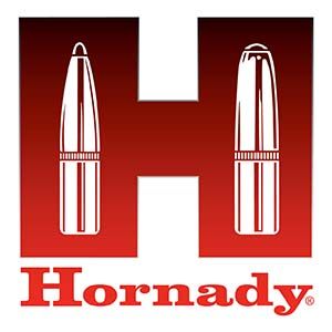 The hornady logo has two bullets on it