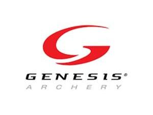 Genesis archery logo on a white background
