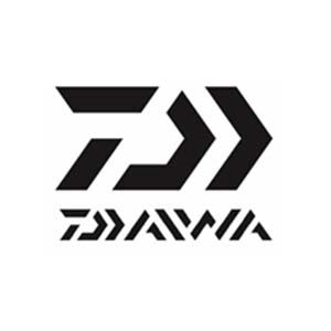 A black and white logo for a company called daiwa.