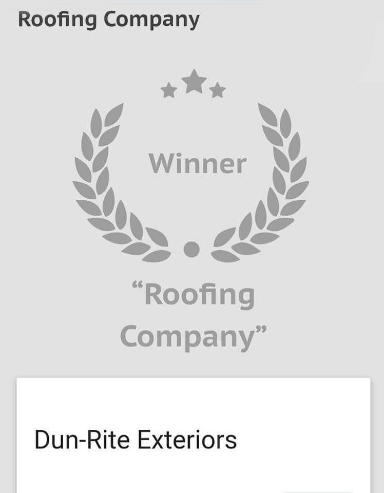 Roofing company winner