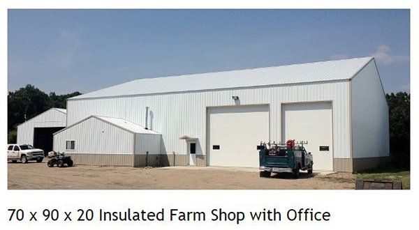 Post-frame buildings