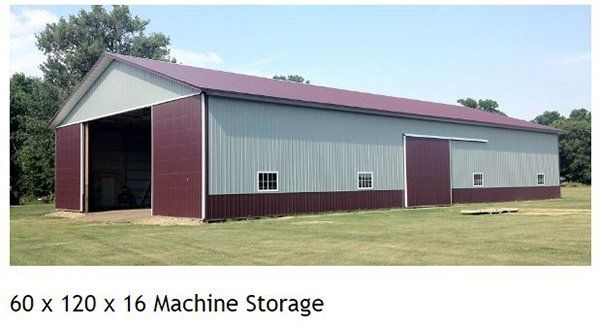 Post-frame buildings