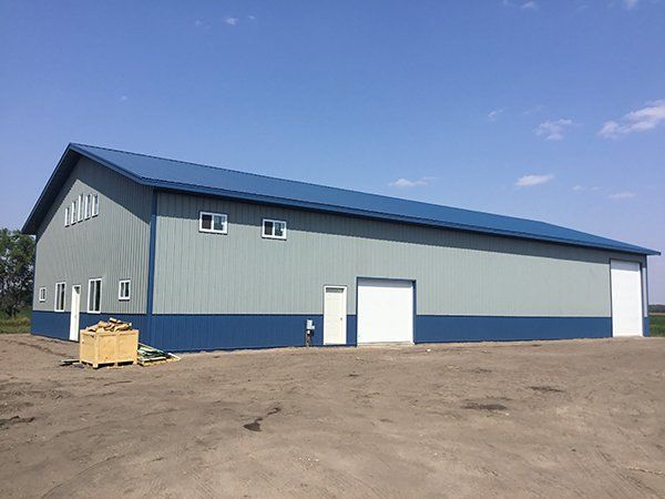 Post-frame buildings