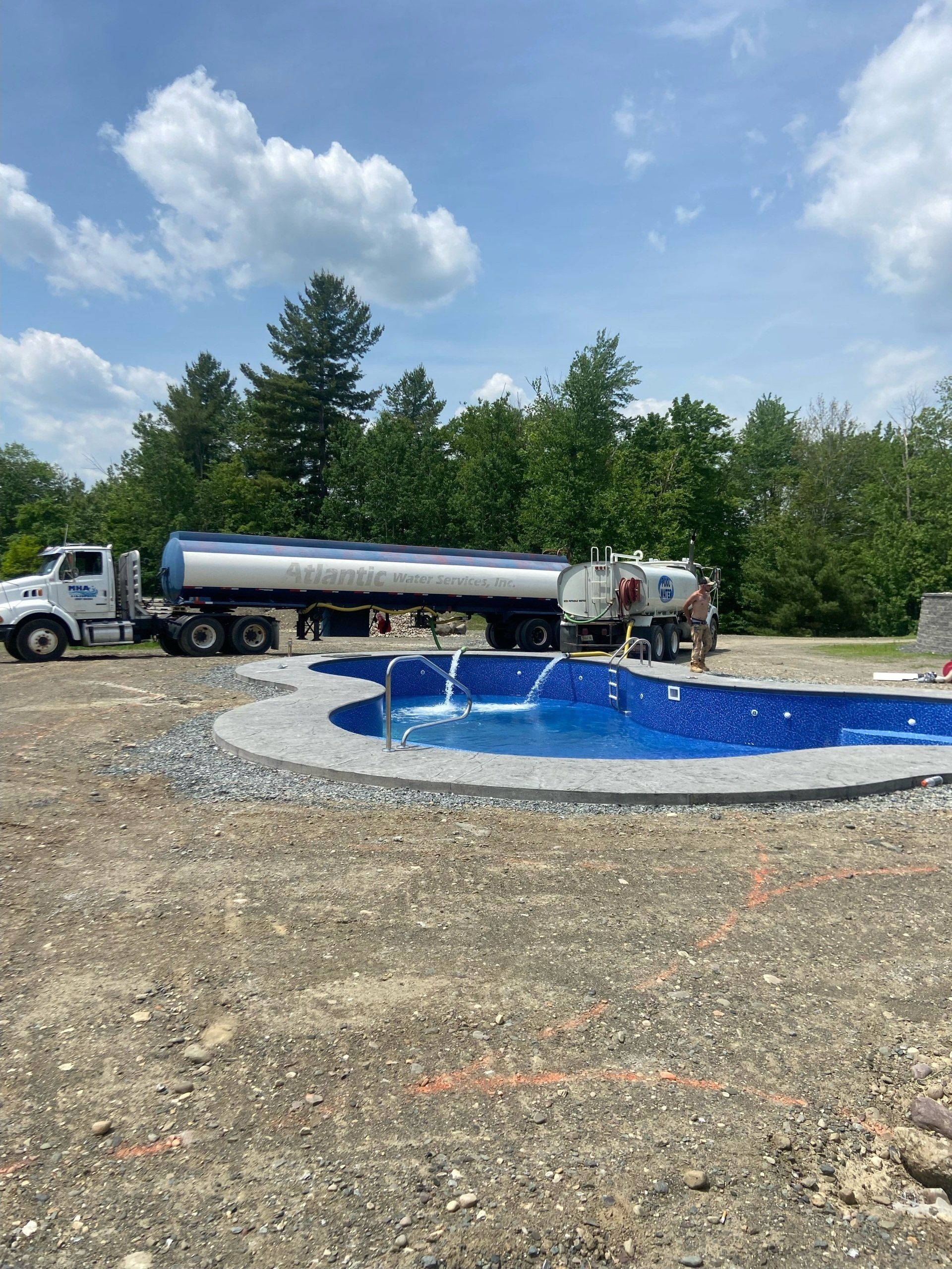 Water Delivery Swimming Pools Schaghticoke, NY
