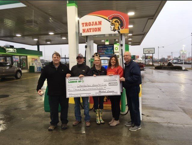 Lanman Oil Lambo's Charleston Community Cheque