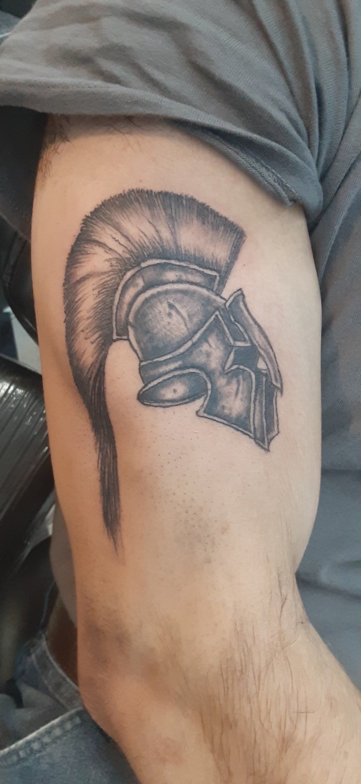 head armor tattoo