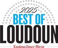 A logo for the best of loudon in 2025