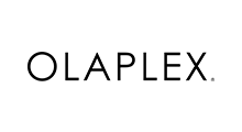 OLAPLEX logo in black text on a white background