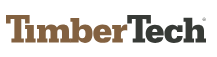 TimberTech logo in brown and black text on a white background.
