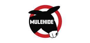 Black donkey head with 