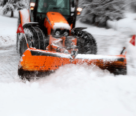 snow plowing works