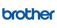 Blue “brother” wordmark logo on a white background