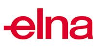 Red Elna logo on a white background