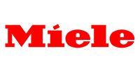 Red Miele logo on a white background