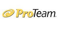 ProTeam logo with yellow swirl and black text on a white background