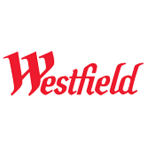 Red Westfield logo on a white background