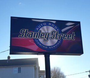 Stanley Street Auto Body billboard