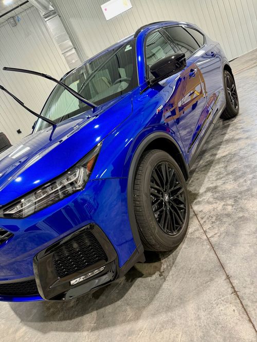 Blue car