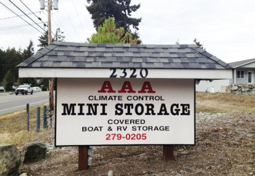 AAA mini storage Sign board
