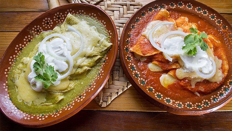 Delicious enchiladas