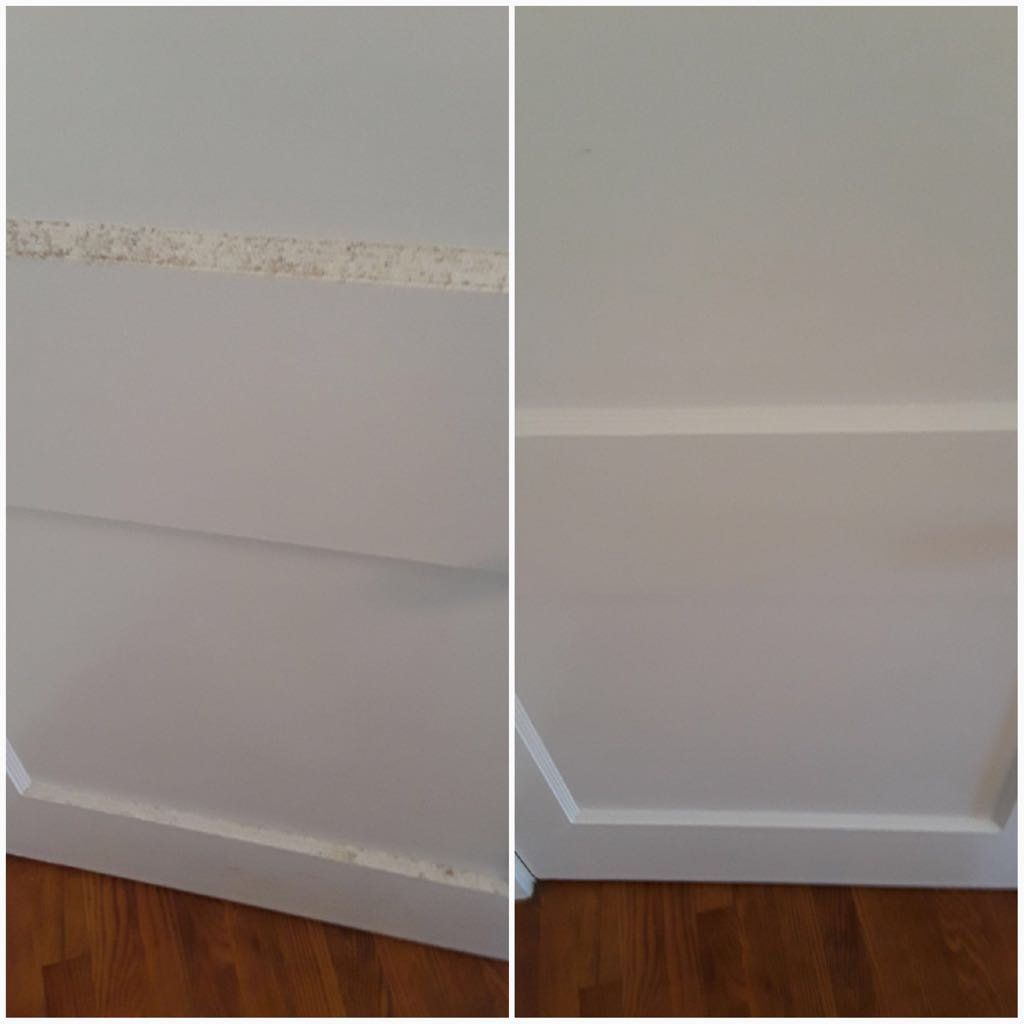 Before and after cleaning