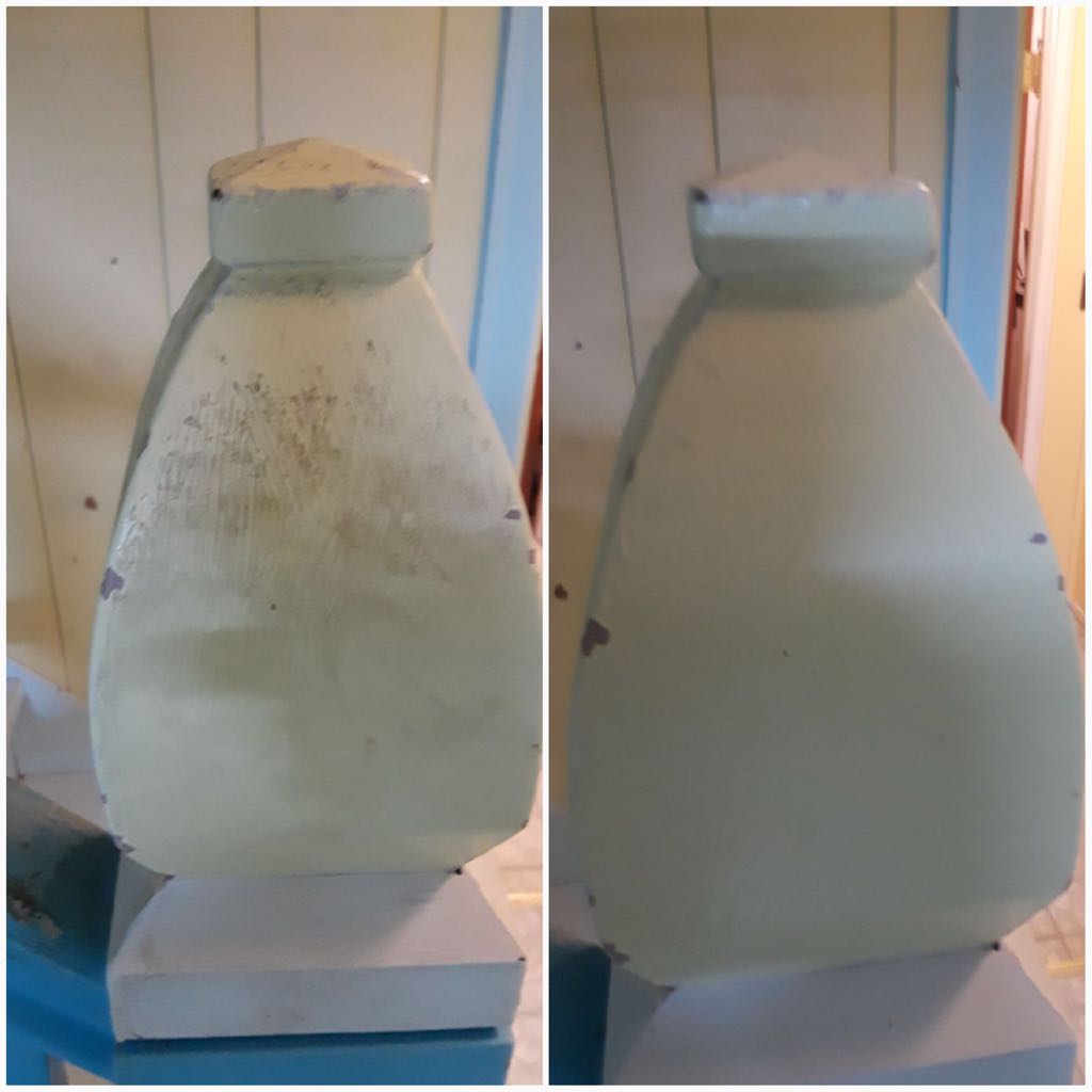 Before and after cleaning