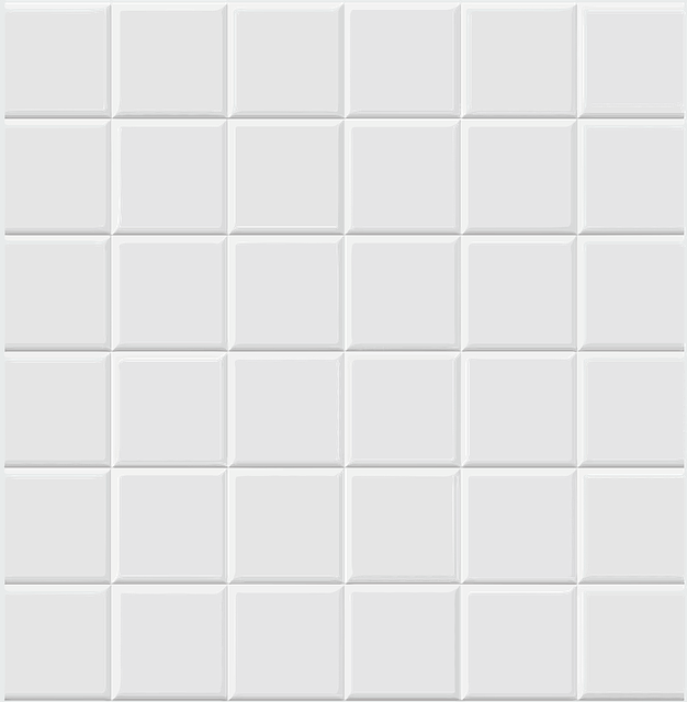 White square tile pattern.