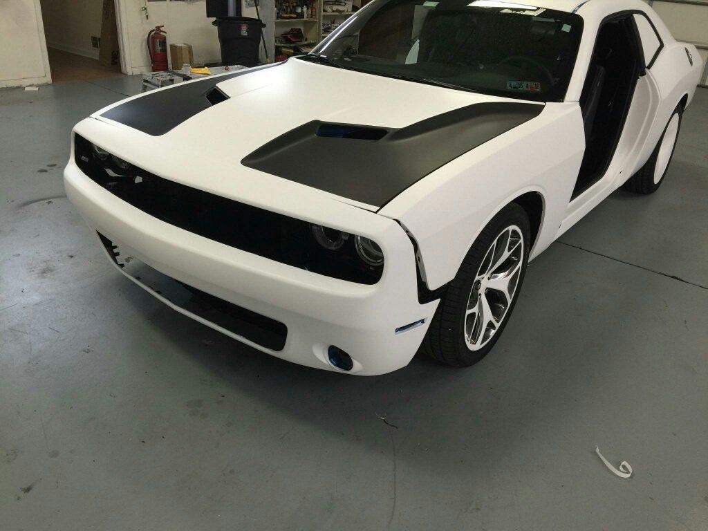 Matte White in process