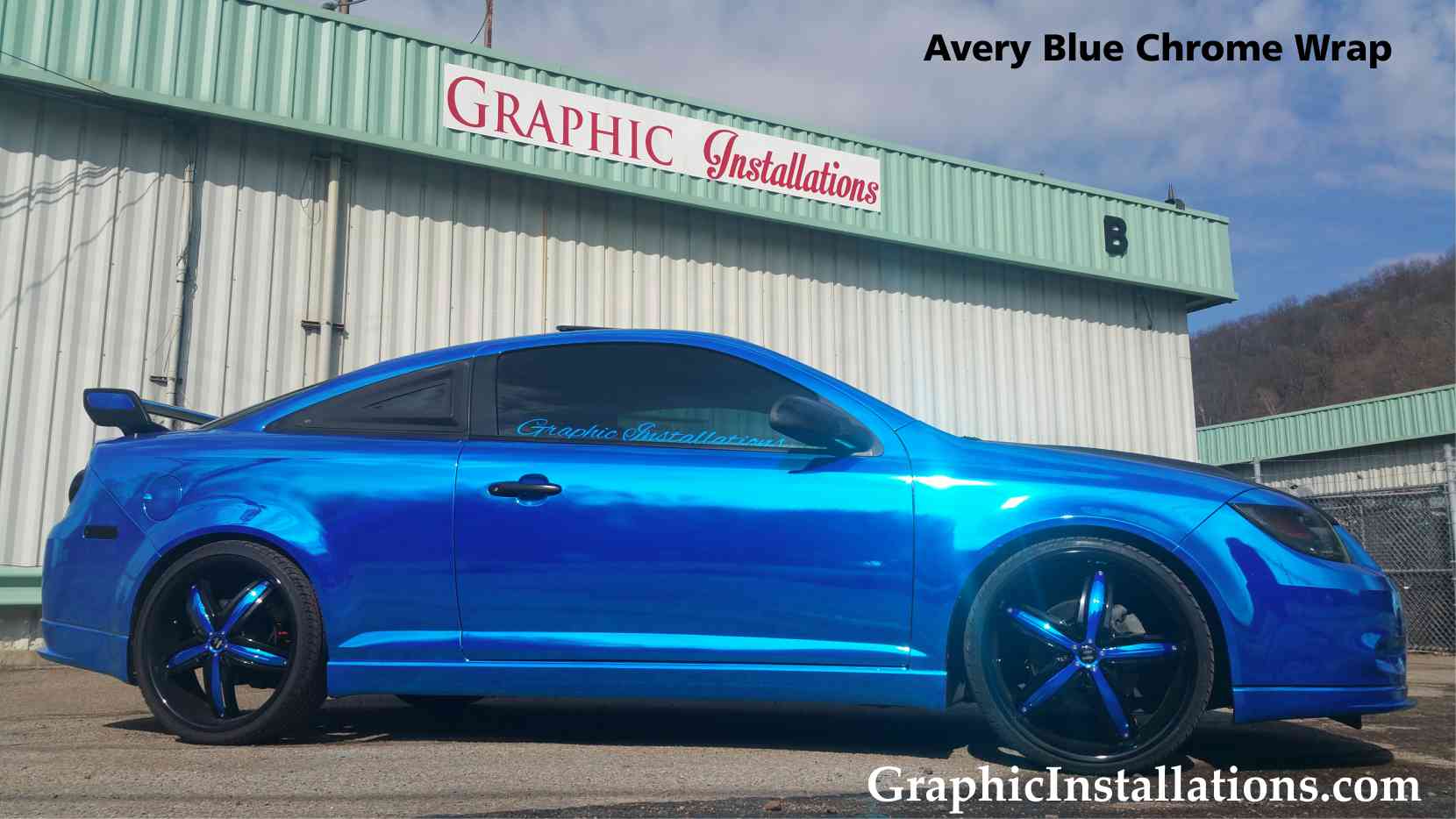 Blue Chrome  Wrap