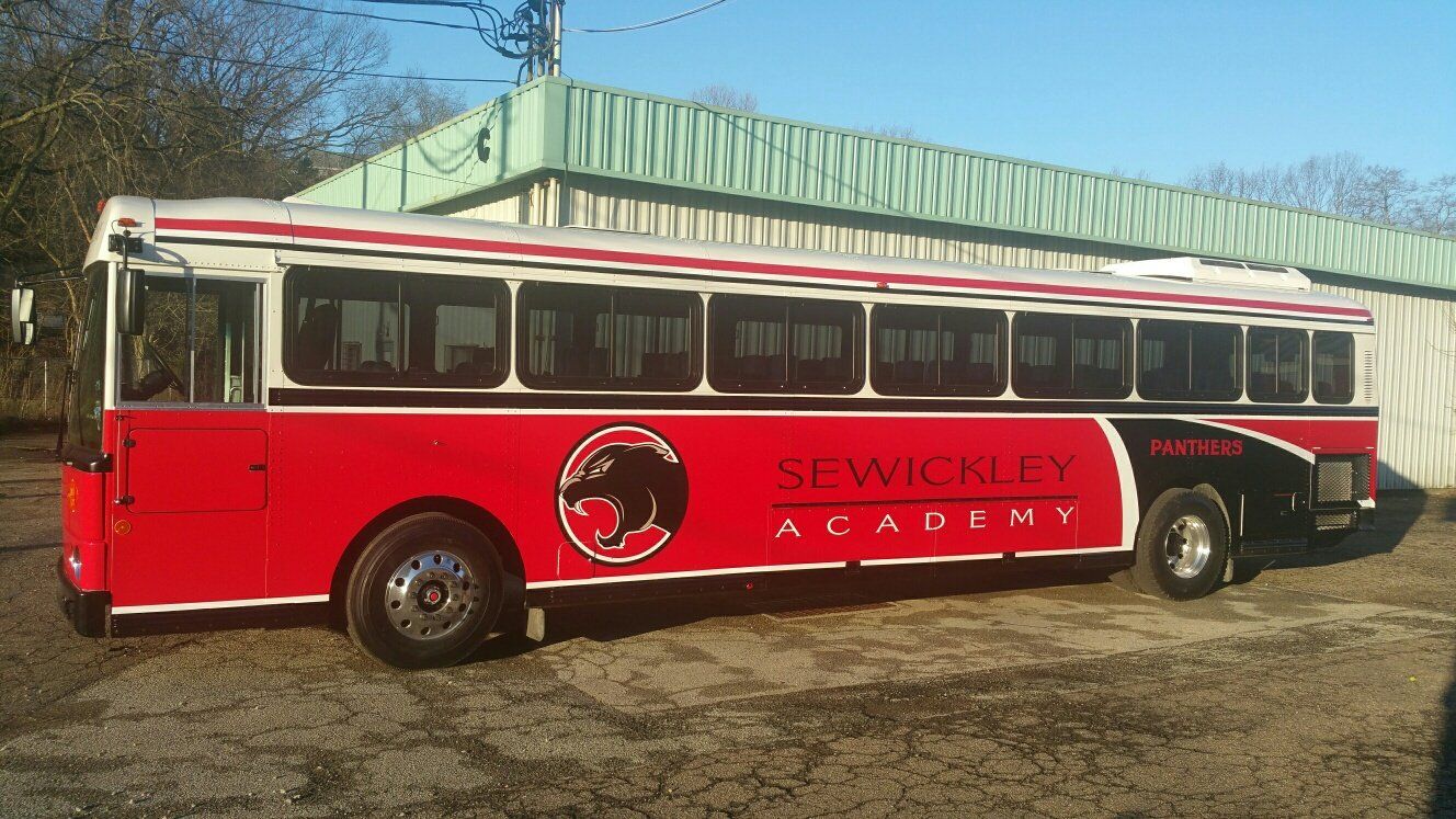 Sewickly bus wrap