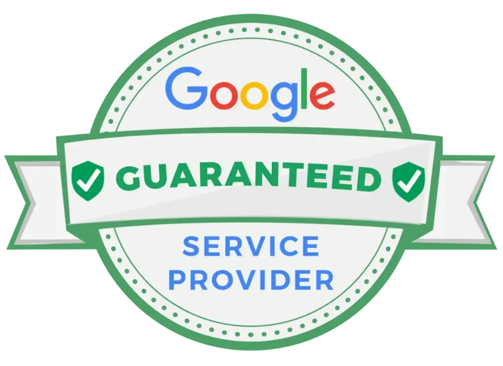 Google Guaranteed badge for service providers.