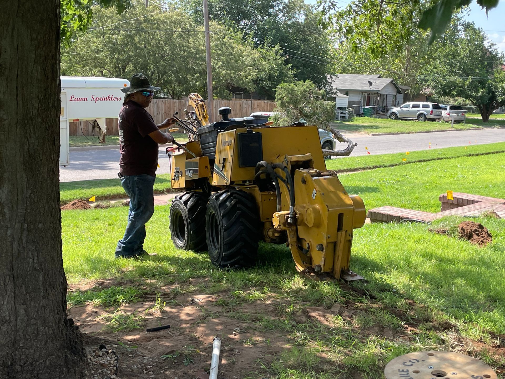 Sprinkler installation preparation
