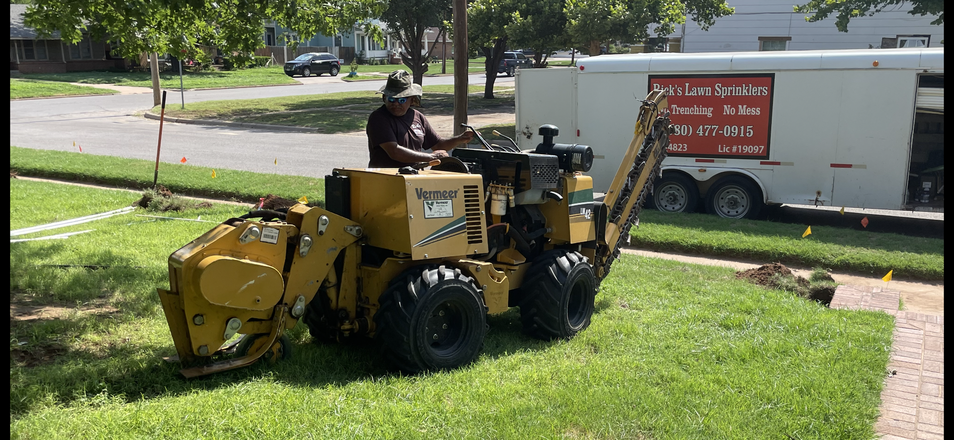 Installing of sprinkler system