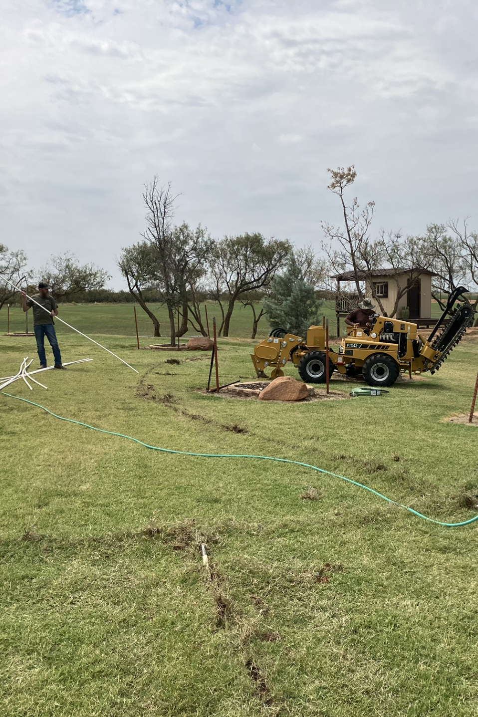 Residential sprinkler installation preparation