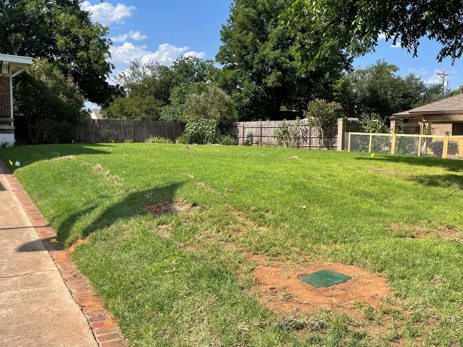 Sprinkler system preparation