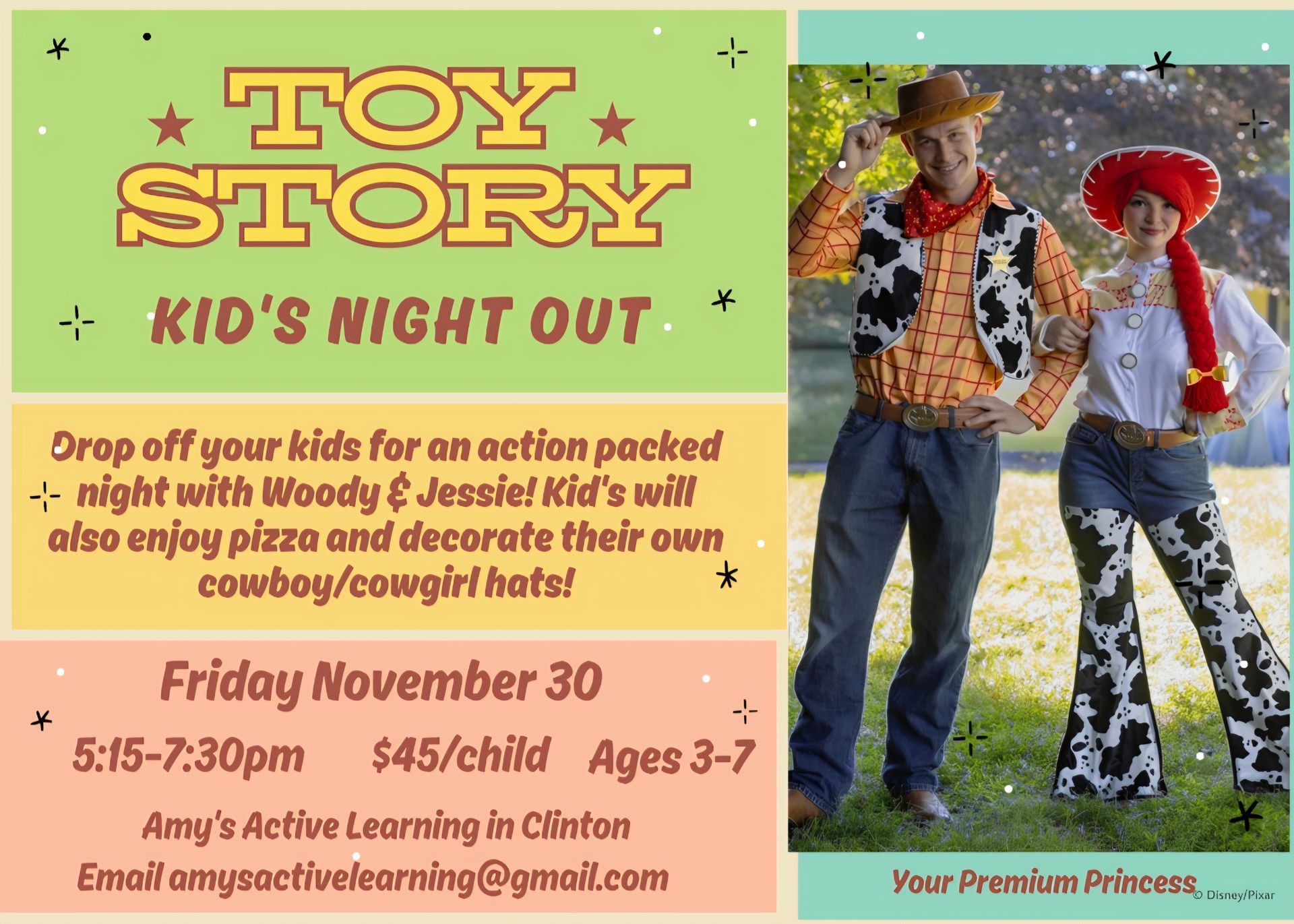 A poster for a movie night on Friday May 30