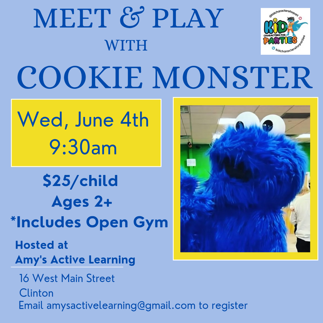 Cookie Monster event flyer