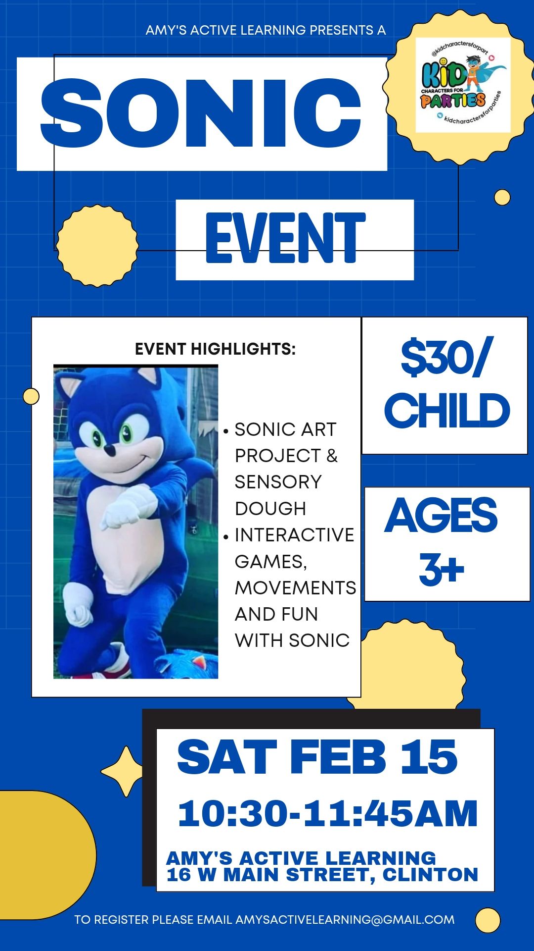 A poster for a sonic event.