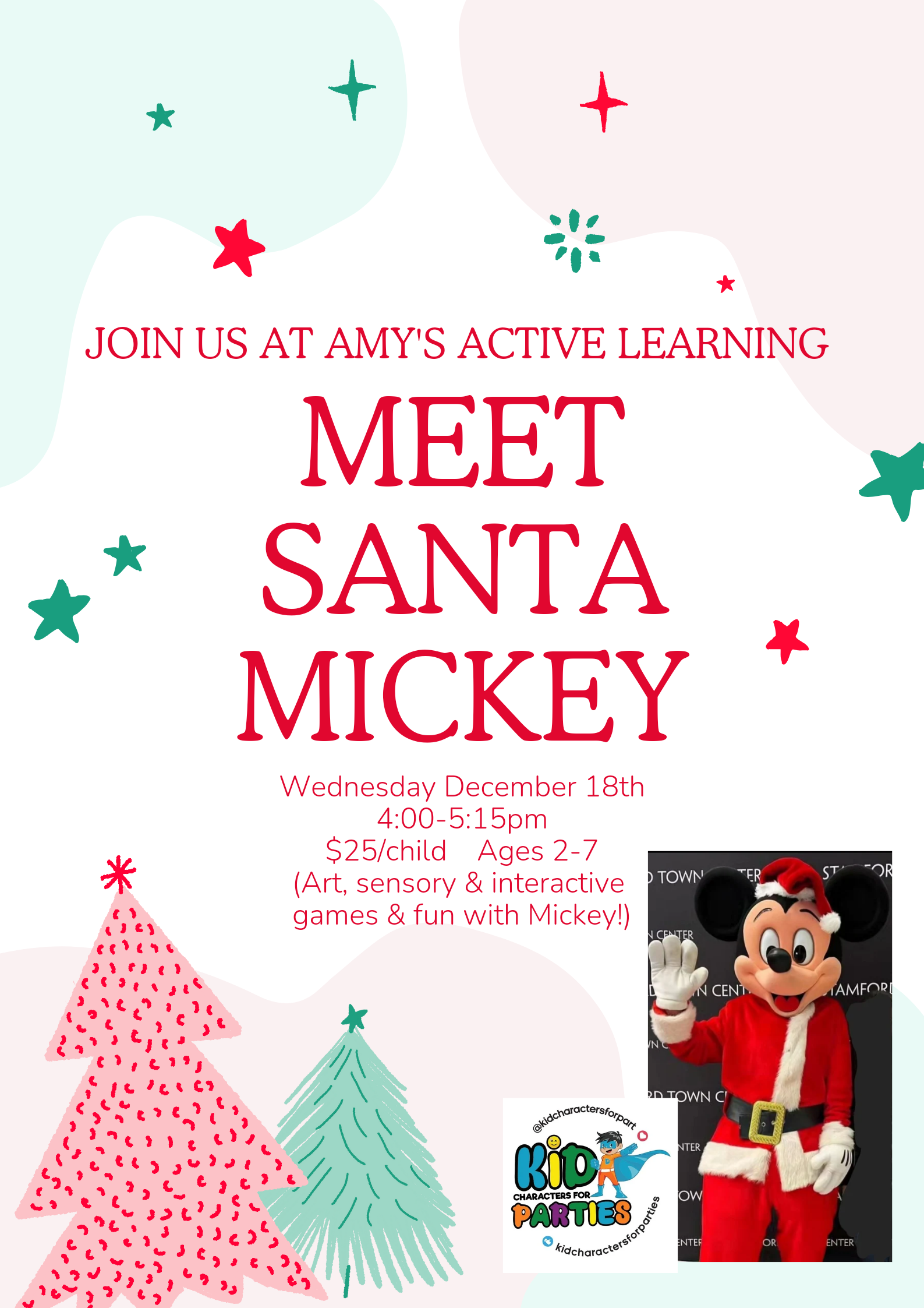 Meet Santa Mickey event