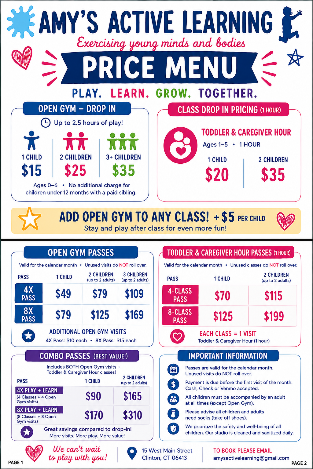 Play Studio rates