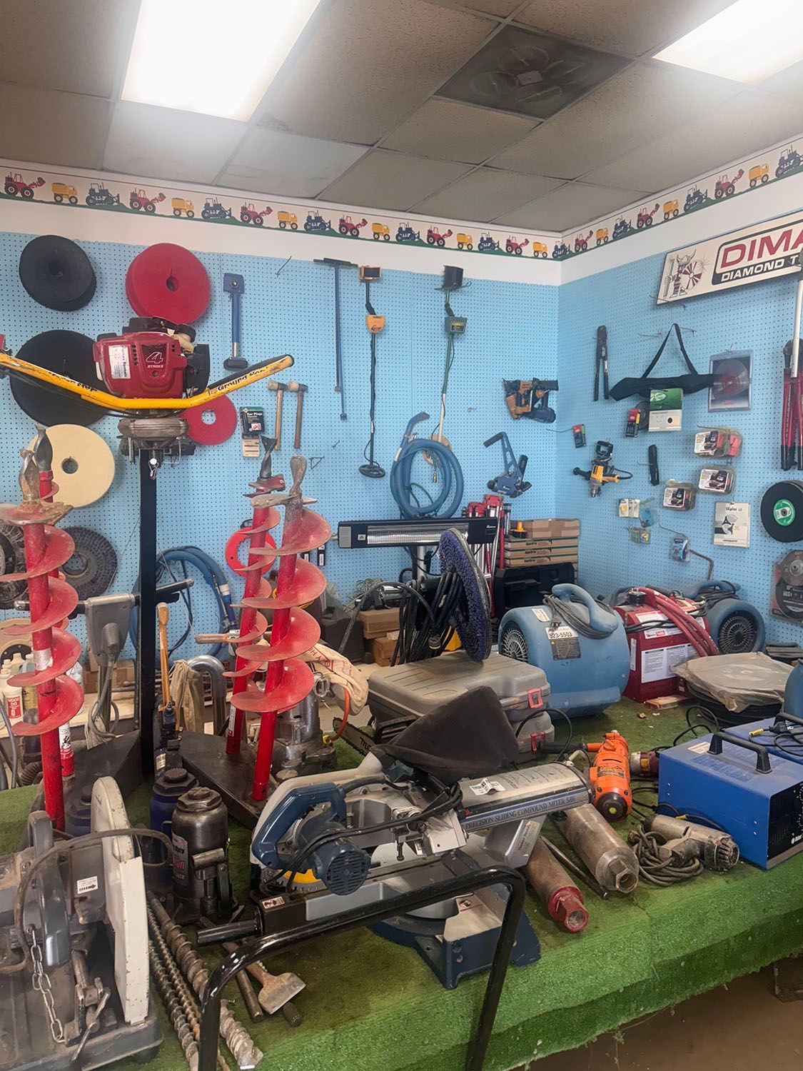 A room filled with lots of tools and equipment
