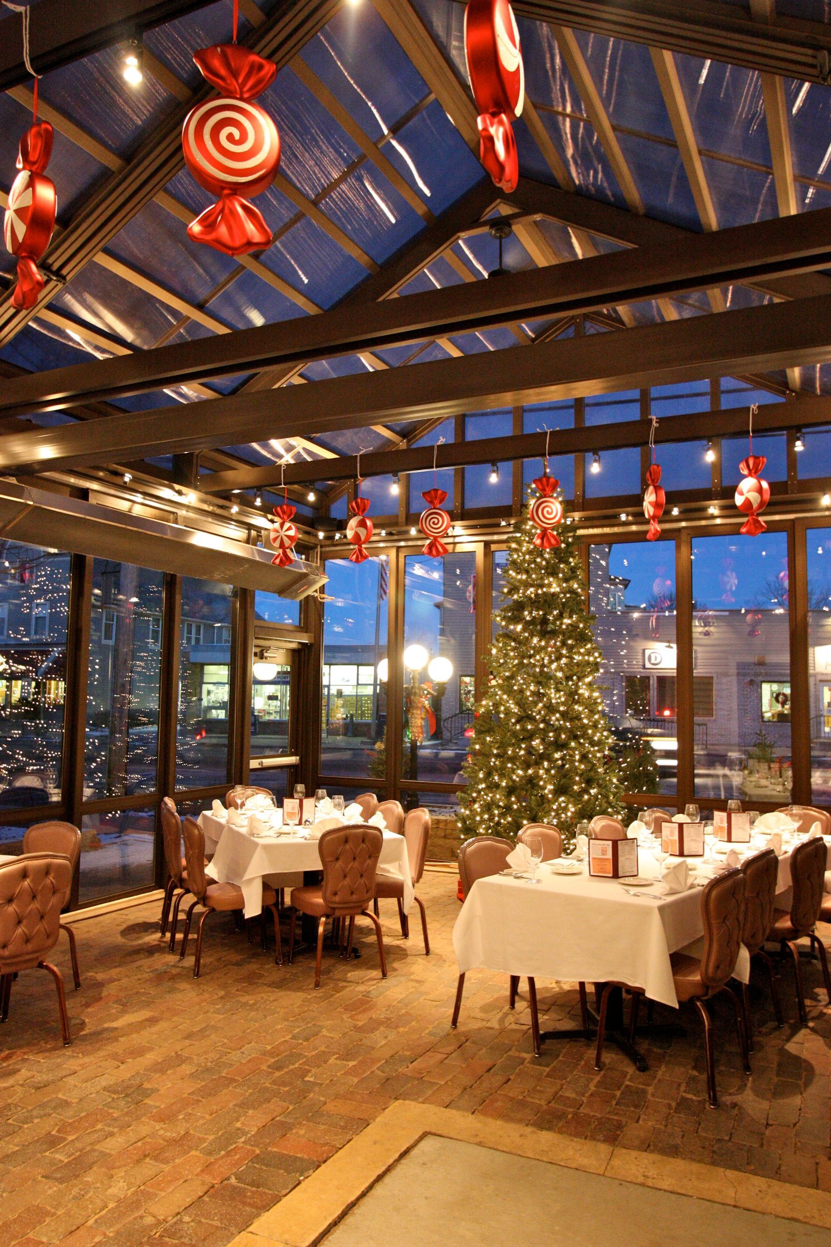 Lake Elmo Inn Christmas pic of dining area