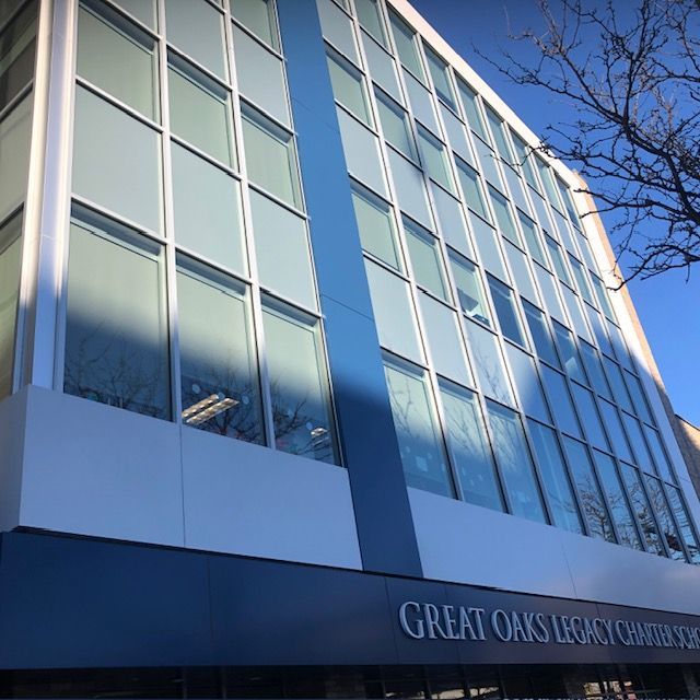 A building with a sign that says great oaks legacy chapter