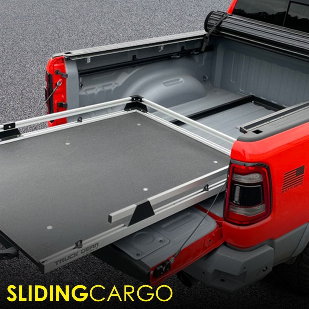 Truck sliding cargo